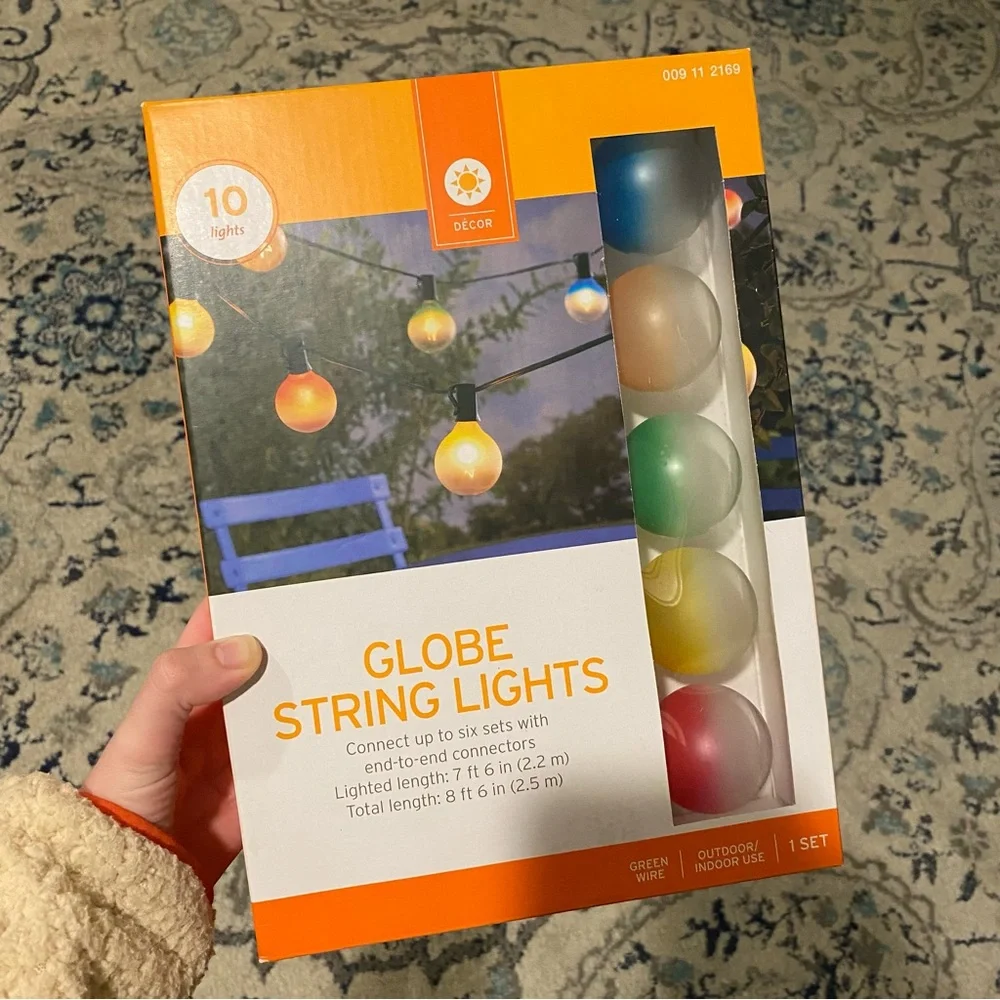 ☀️NEW Target Globe String Lights Decor For Indoor/Outdoor Use